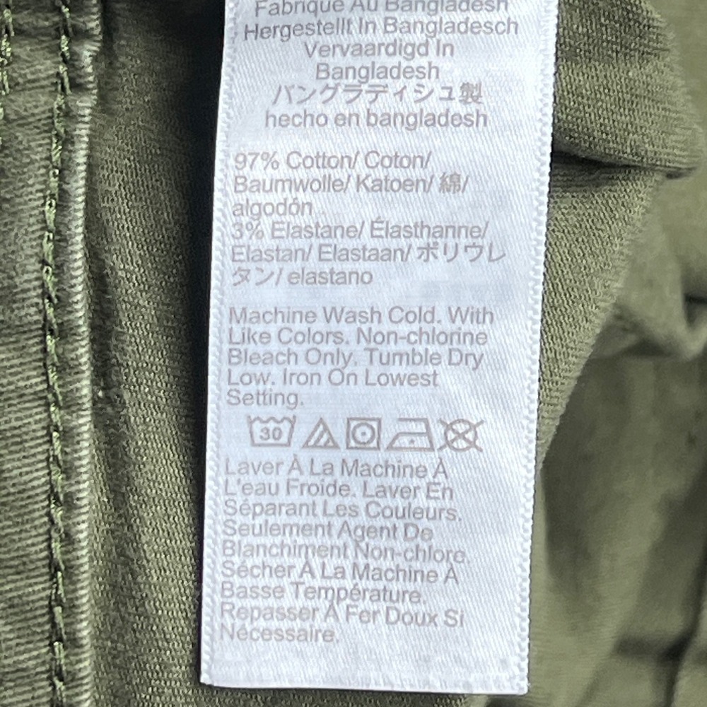 J.Crew Womens Olive Green Stretch Cotton Cargo Utility Pants Size 6 - Picture 8 of 13